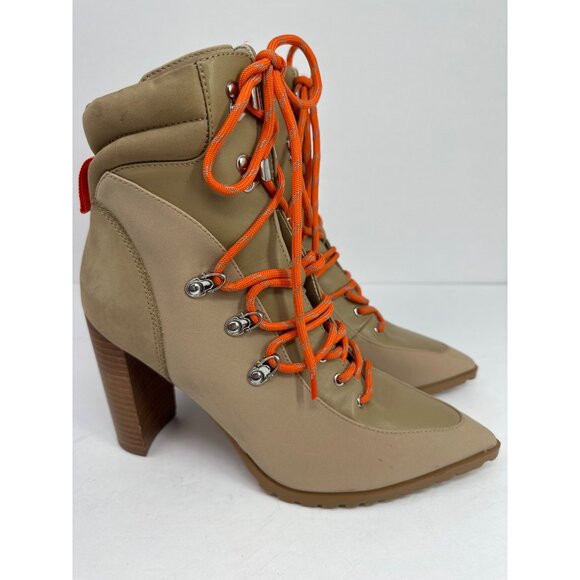 Steve Madden Size 10M Karey Leather Pointed Toe Ankle Boots 4" Heel - Picture 6 of 11